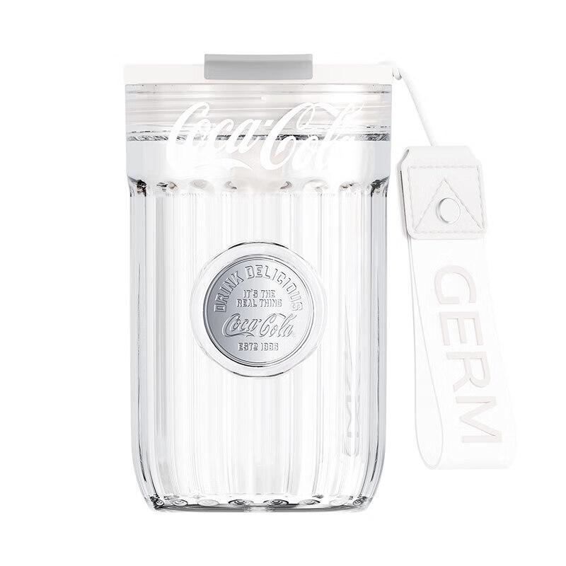 Gemini Coca-Cola Badge Series 500ml Glass Water Bottle