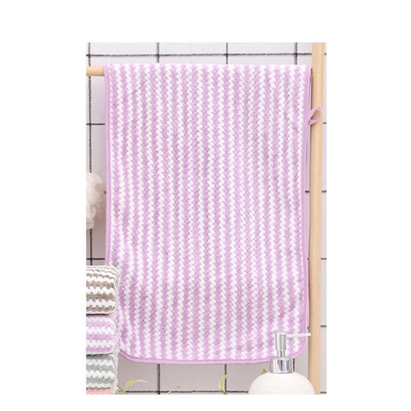 35x75cm Coral Velvet Polyester Brokátový ručník Měkký savý Pohodlný dárek Bytový textil Koupelnové potřeby