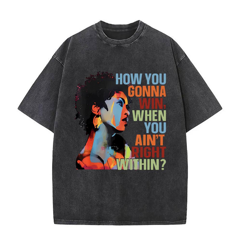 

Washed Vintage Lauryn Hill T Shirt Summer Men Women Hip Hop Oversized Short Sleeve Tshirts Mens Fashion Pop Music Streetwear S