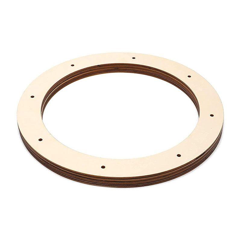 M-Modern-Wood Wreath Frame Crafts DIY Christmas Valentine's Day Easter Holiday Wreath Wall Home Decor