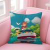 PPonyo Cushion Cover Pillow Case Soft Friendly Fabric  Concealed Zipper
