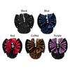 1Pcs Barrette Net Net Bun Hair Cover Bowknot Bun Crochet Net Durable Elastic Hairnet  for Women