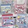 Hello Kitty 2026 Desk Calendar Cartoon Sanrio Plan Message Desktop Ornaments Weekly Plan Book Stationery Office Supplies