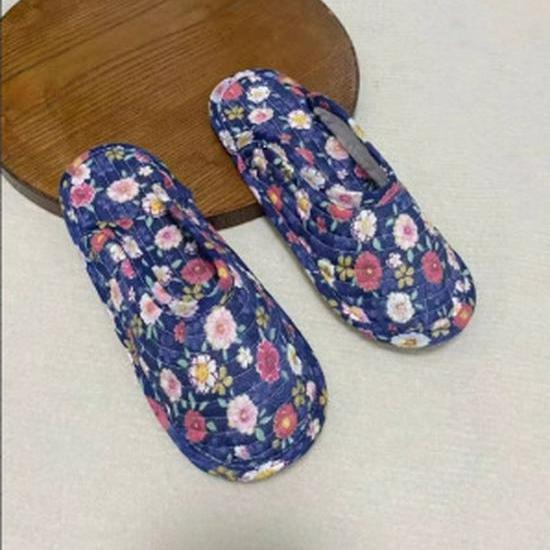 Sommer Stille Geschlossene Baumwollpantoffeln: Atmungsaktive, rutschfeste Indoor-Überschuhe für Erwachsene