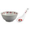 MOOMIN Tableware Mini Bowl and Ramen Bowl and Noodle 15cm Chinese Little My Microwave and Dishwasher Made In (Moomin) 2-Piece Set, Ladle, Bowl,
