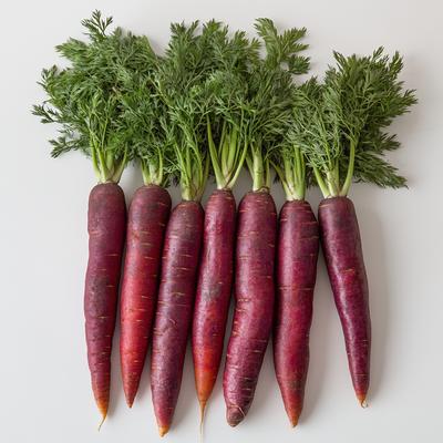 250 Blood Red Long Carrot Seeds