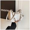 Ielgy Women's Red Cross-body Fashion Super Hot Chain Shoulder Armpit Bag Can Be Cross-body