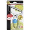Shimomura Kogyo Pro Grade Sharp Cabbage Peeler for Left Dishwasher Silver Handers, Safe, PG-644,