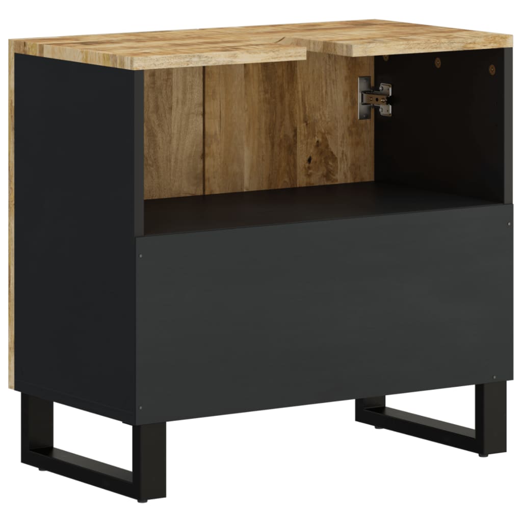 Vidaxl Mobile Lavabo, 62X33X58 Cm, Mango E Materiale a Base di Legno