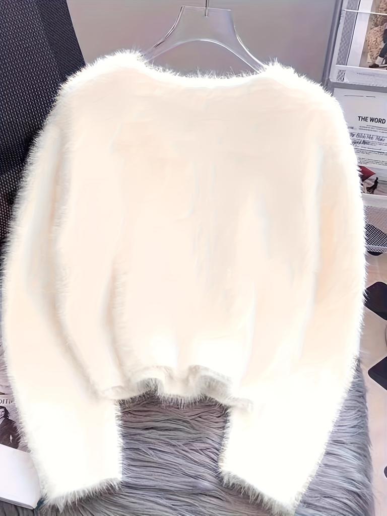 Prémiový hřejivý svetr z umělého norka