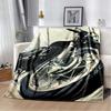 3D retro motorcycle  area Printing Blanket,Fashion Soft Cozy Living room Bedroom Sofa Bed Travel Blanket Birthday Gift