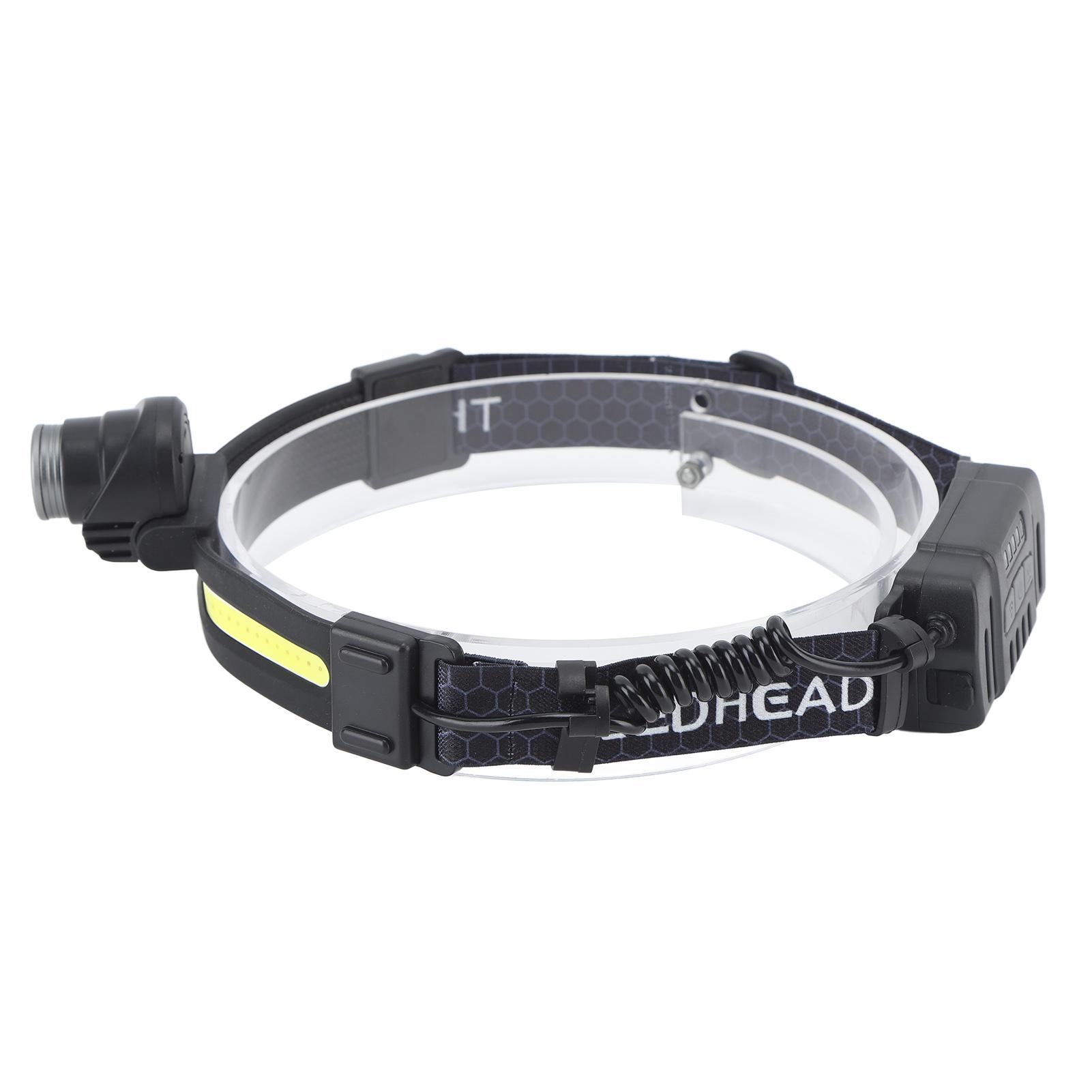 

LED Headlamp Sensing Ultra Bright Waterproof Rechargeable Outdoor Head Light for Fishing Running