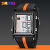 Dial Square New Trend Personality Fashion Waterproof Luminous Strap Electronic Watch Men