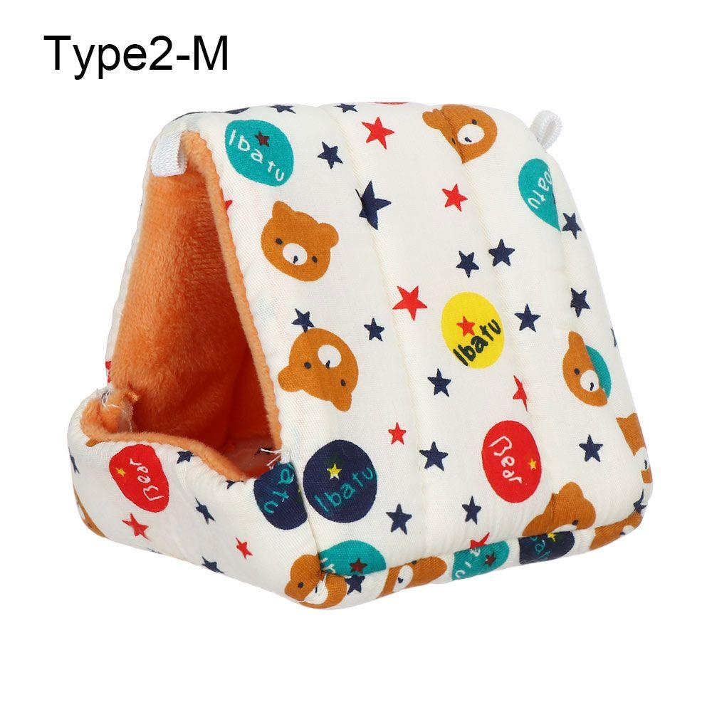 Soft Winter Mini Cage Small Animal Sleeping Bed Guinea Pig Nest Warm Mat Hamster House