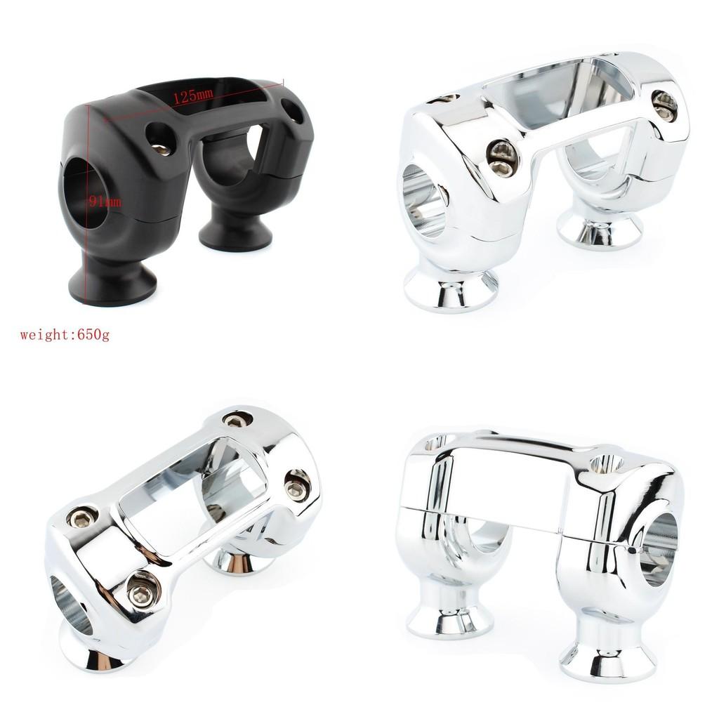 High-quality Black And Chrome Handlebar Lowering Accessories For Harley Dyna Fat Bob