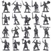 Ifundom 200 Pieces Miniature Soldier Medieval Knight Small Micro Landscaping Decorations for Sand Table Kids Figures, Models, Figurines, Playsets,