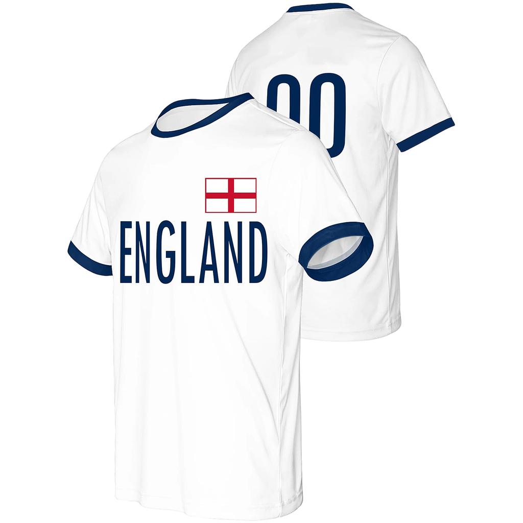 Argentina Soccer Jersey Supporter Shirt Men Women Football Fan Apparel Short Sleeve Lightweight Breathable Material