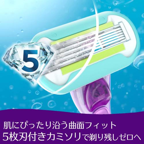 Venus Women's Razor Embrace 5 Purple Color Main Body