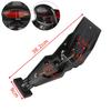 1pcs Black Motorcycle Rear Fender Mudguard LED Brake Tail Light 36.2*9cm Motorcycle Fender Tail Light Accessories  Kayo