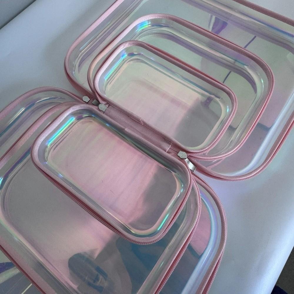 Průhledný Laserový Úložný Box Organizér Design Stolní Organizér Čisticí Úložný Prostor