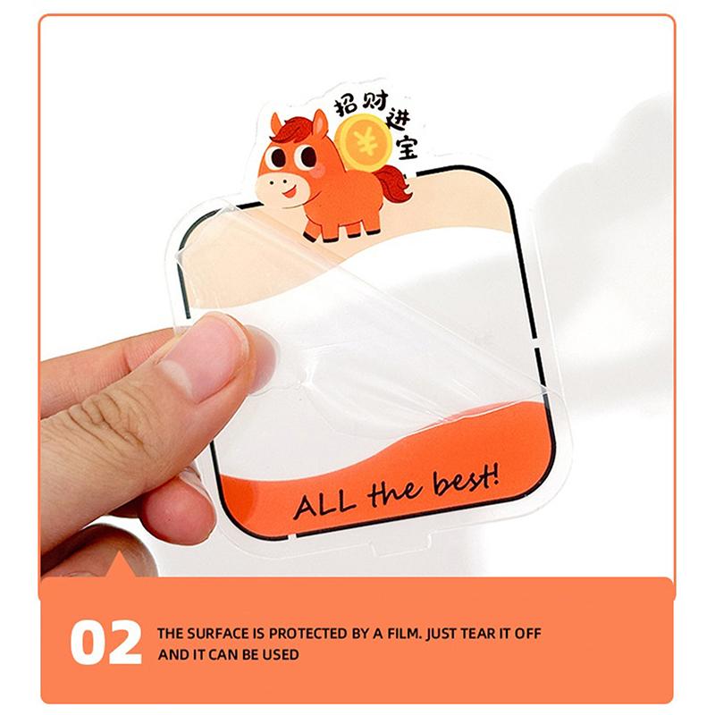 2026 Card Inser 2D Acrylic Desktop Calendar Cartoon Cute Pony Office School Bookmarks  Clips Decorative 2026  Year Gift