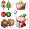Party Props Christmas Balloon DIY Inflatable Balloon Fashion Xmas Foil Balloons  Holiday Party