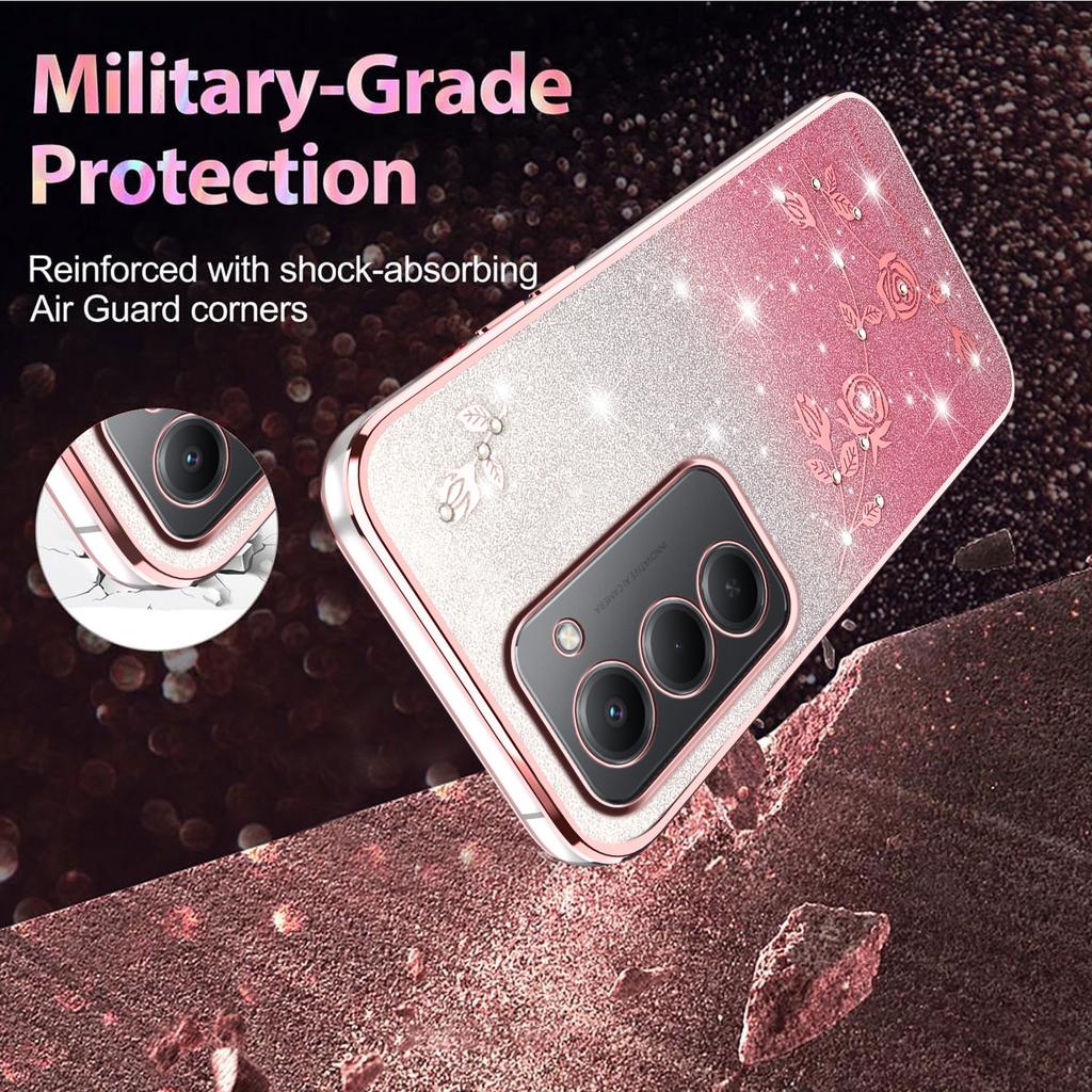 For Xiaomi Redmi 15 4G (EU) (171mm) Case Flower TPU Flexible Gradient Phone Cover