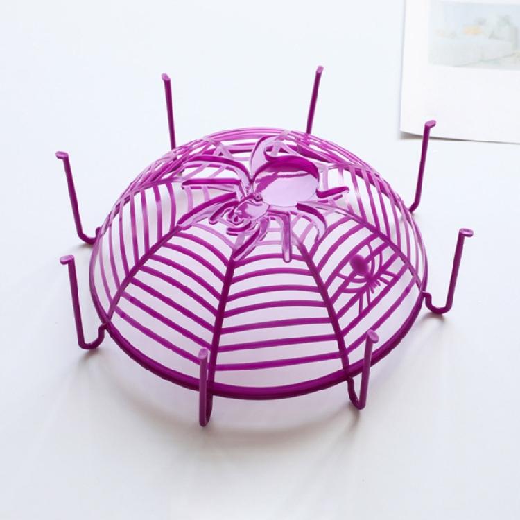 4Pcs Halloween Spiderweb Basket Candy Bowls Hand Grabbing Candy Holder Party Dining Table Candy Stand Fruit Plate