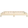 Vidaxl Bed Frame Without Mattress, Cream, 200X200 Cm, Upholstered