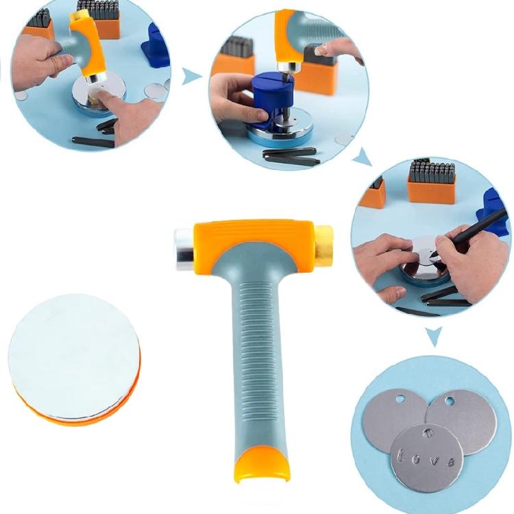 Hardened Anvil for Jewellery Making Practical Metal Hammer Jewelry Stamping Tool Professional Stamping Equipment