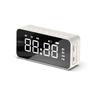 Stylish Modern RGB LED Night Light Alarm Clock Loud Sound Calendar Digital Electronic Desk Clock for Bedrooms Home Decoration