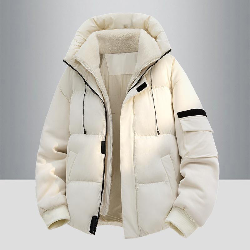 

Men Women Parkas Thick Warm Winter Cotton Jacket Hooded Padded Coat Casual Cotton-Padded Puffer Male Autumn Winter Outwear 4XL