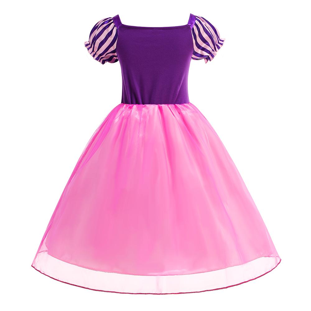 Mädchen Rapunzel Prinzessinnenkleid Rapunzel Kostüm Prinzessin Halloween Geburtstag Karneval Party Vestido Kinder Geburtstagskleid