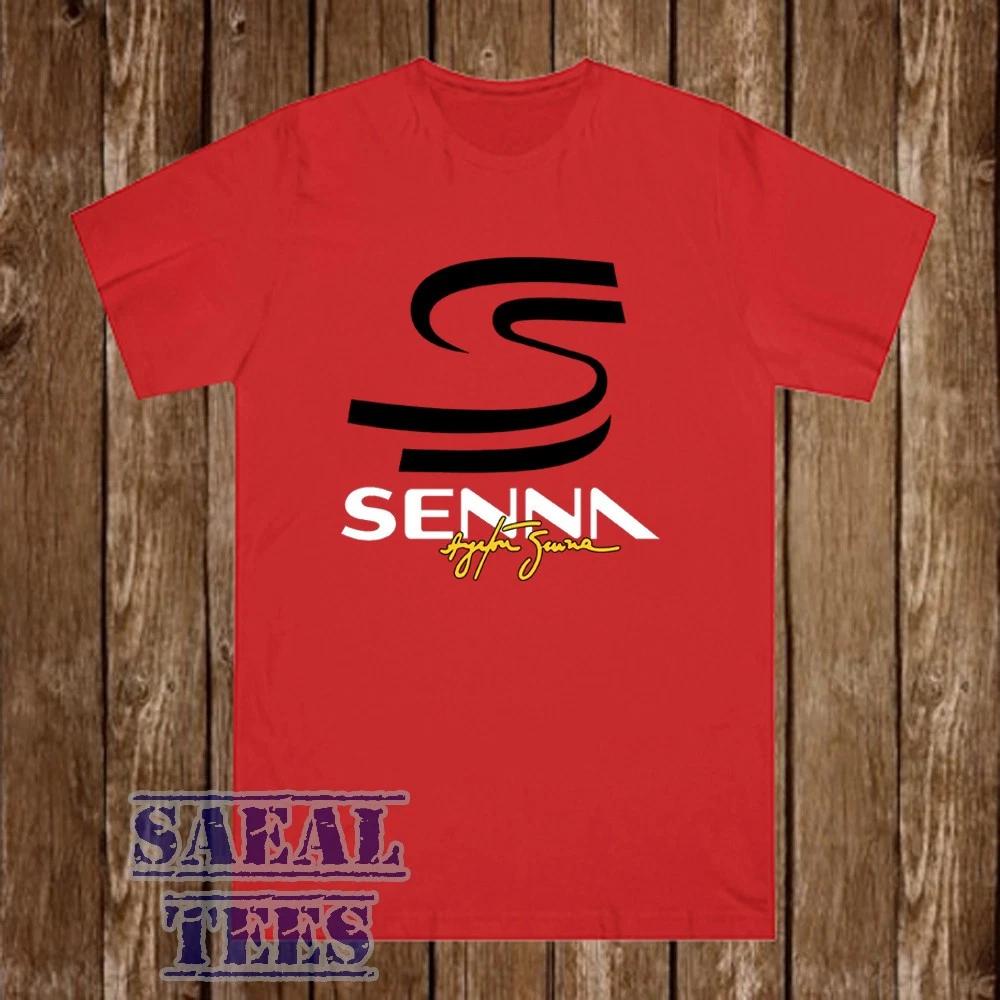 Ayrton Senna Brazilian Racing Legend Men s Red Size S-5XL L