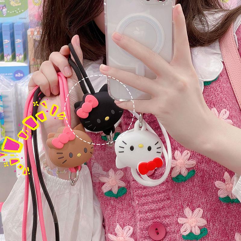 

Sanrio Cute Cartoon Phone Case Doll Lanyards Kawaii Cute Anti-Lost Hanging Neck Lanyard Cartoon Chain Strap Toys Girls Gifts