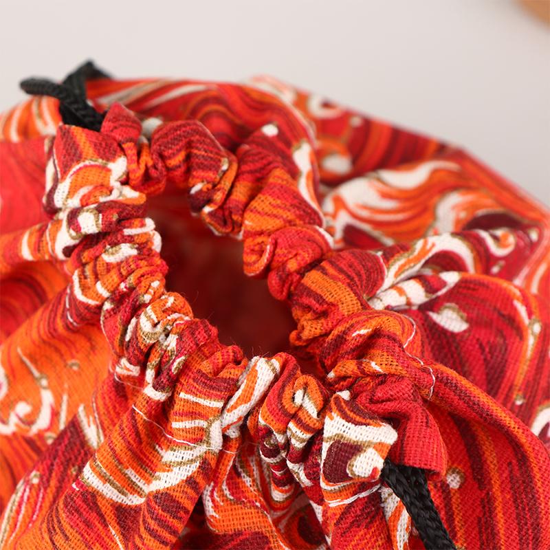 1Pc Japanese Style Drawstring Lunch Box Storage Bag For Travel Picnic Portable Easy Wash Bento Lunch Box Tote Pouch