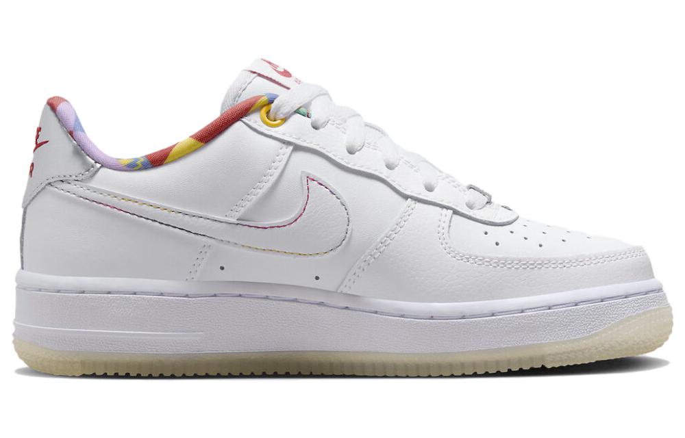 Nike Air Force 1 Low LV8 White Playful Print GS FN8912-111