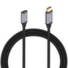 Cabo de Carregamento Rápido PD de 100W Macho para Fêmea Linha de Dados Cabo de Vídeo 4K@60HZ 10Gbps USB 3.1 Gen 2 Tipo C Cabo de Extensão Para Laptop