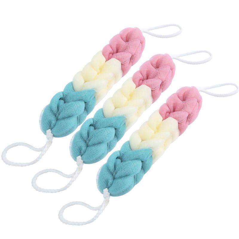 Durable Thickened Bath Ball & Back Scrubber Towel Set for Adults