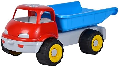 LKW Kipper with Excavator Toy Set, 29cm/36cm, Soft Rubber Tires, Sand Play Toys for Kids Ages 10 Months and Up