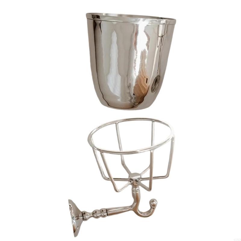 62KD Decorative Wall Mounted Metal Vessel Flower Vase for Stylish Interior Styling