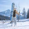 Ski Boot Bag, 55L, Snowboard Boots Travel Backpack for Men Women, with Waterproof Exterior & Bottom, Durable 1680D Oxford, Bag for Skis, Snowboard,