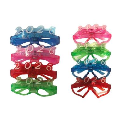 Glow In The Dark Glasses LED Powered Plastic Frame Universal Fitting for Adults Kids Costume Parties
