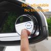 WRSP5 2 Stück Runder Rahmen Konvexer Toter-Winkel-Spiegel Weitwinkel Einstellbarer Rückspiegel Für Lexus ES RX NX LS UX LM LX GX LC RZ IS CT GS