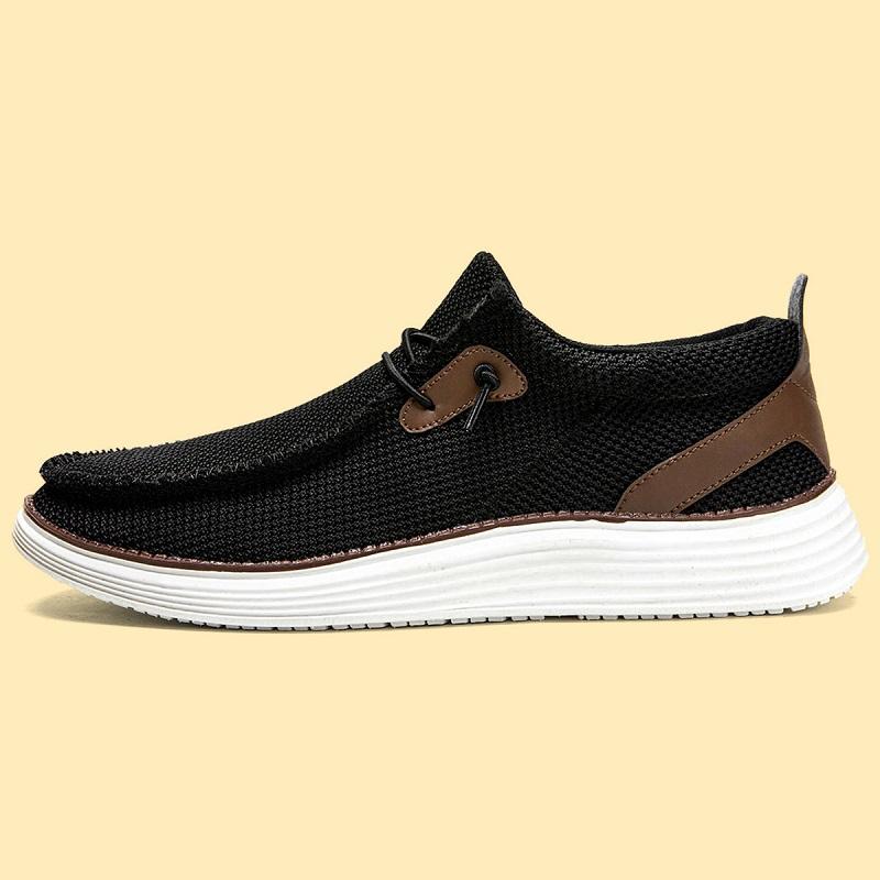 Summer Breathable Men's Loafers Lightweight Casual Slip On Shoes Non-Slip Comfortable Outdoor Vulcanized Leisure Shoes for Men
