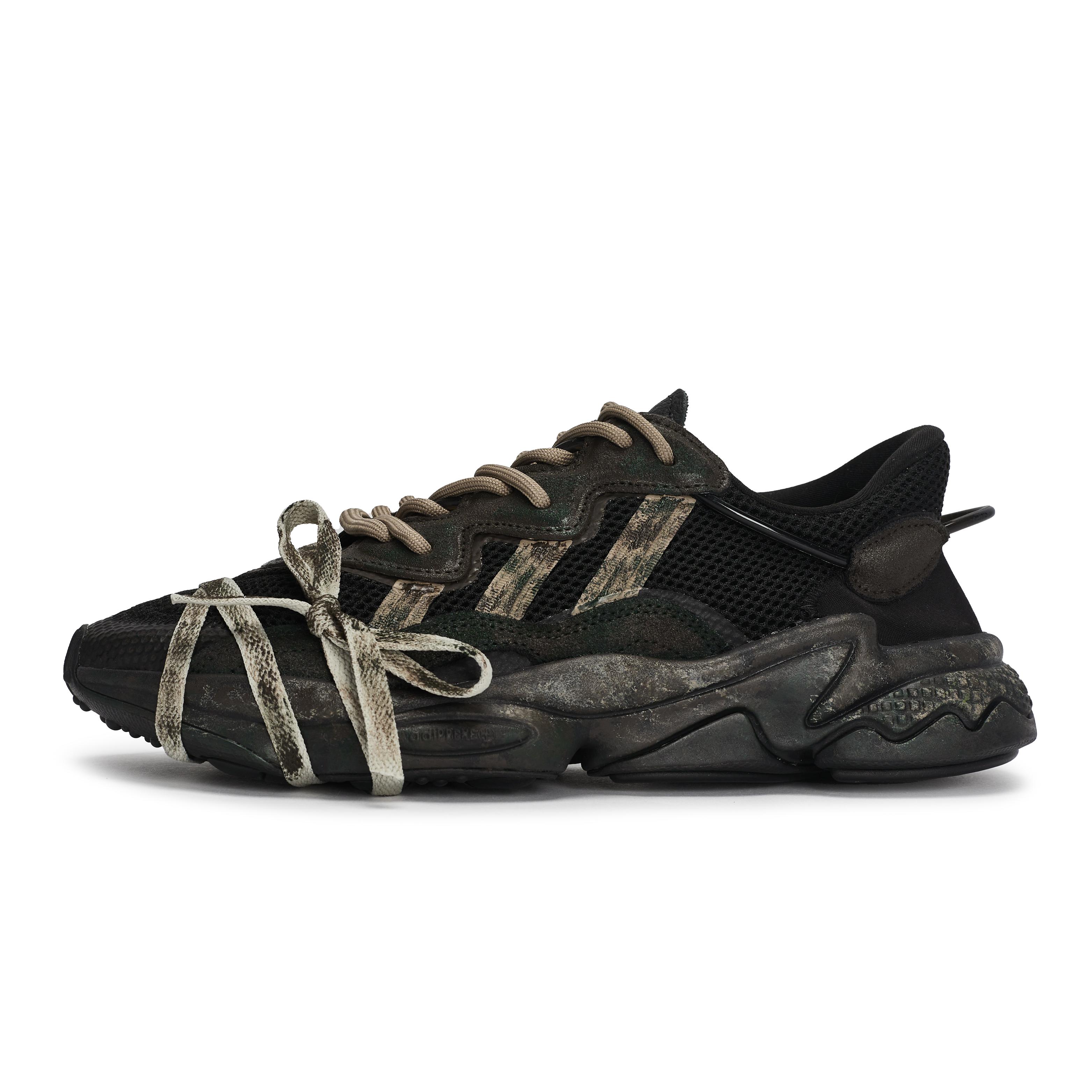 

Adidas Originals Ozweego Chunky Sneakers Unisex Low Top Black/Brown EE6999(Team1492-) 43⅓