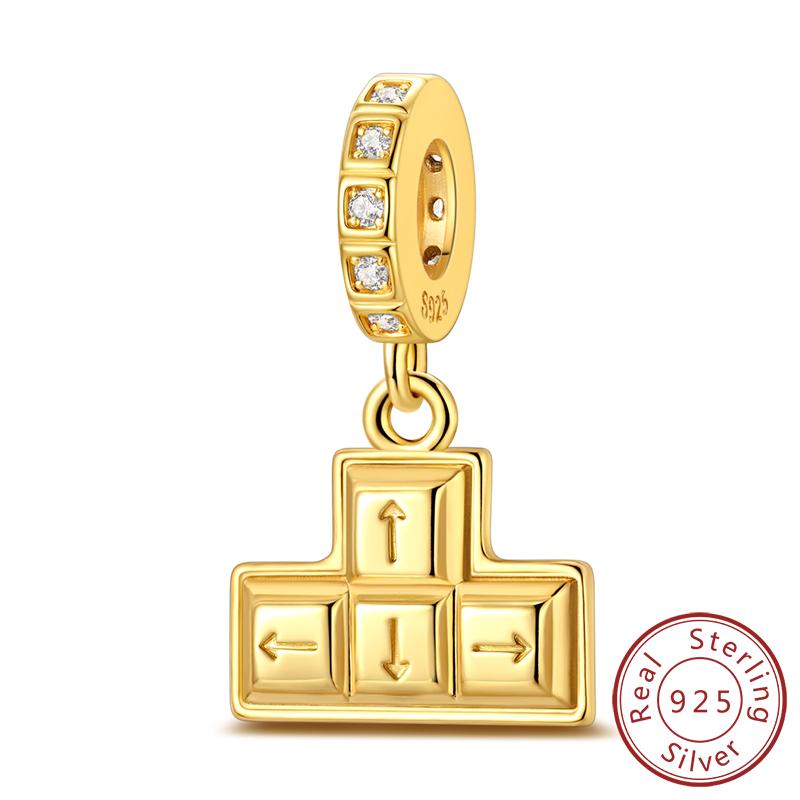 Originale Kupfer-Charm-Perlen Leuchtender Glühwürmchen-Schmetterling-Anhänger Für Armband-Charm-Schmuck