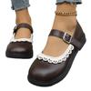 Uniform small leather shoes women's spring thin Mary Jane retro with skirt Lolita Melulu shoes