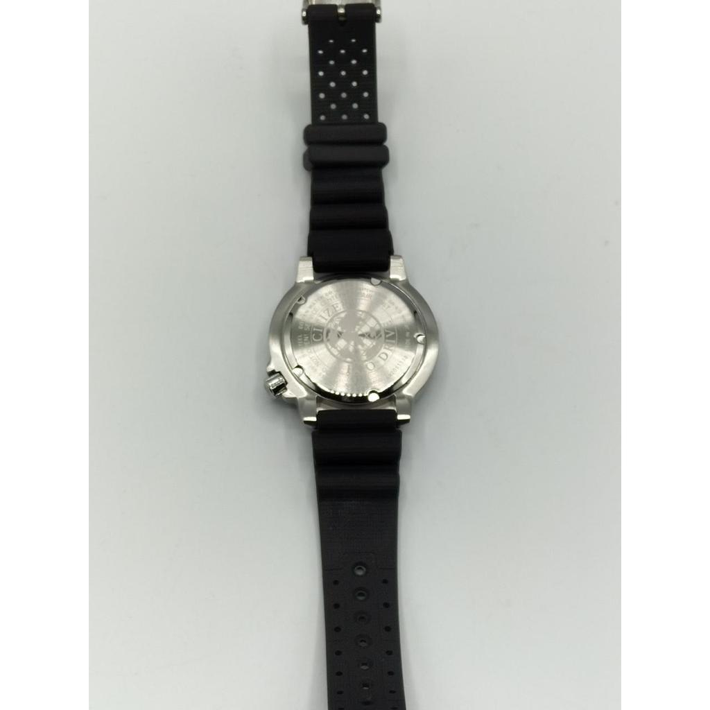Used CITIZEN BN0156-05E Eco Drive Diver 200M