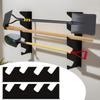 Wall Mount Shed Organizer With Large Storage Space Heavy Duty Garage Tool Garden Supplies Holder For Shovels And Rakes